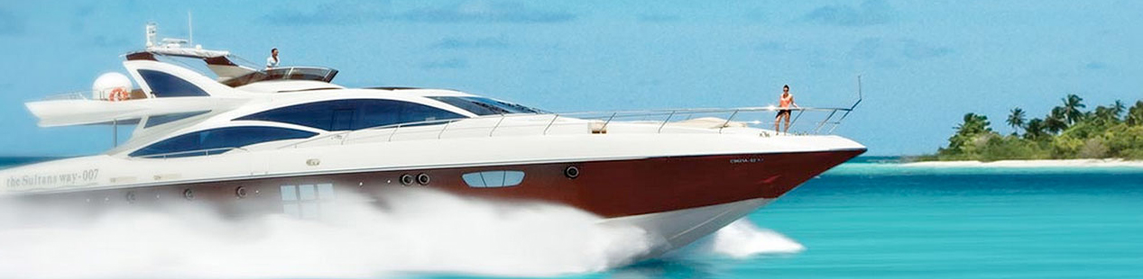 Maledivy speed boat